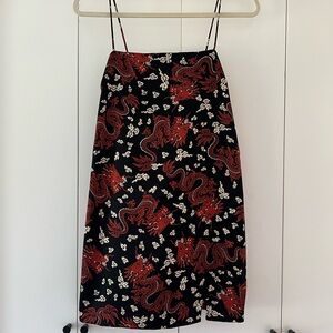 Zara dragon print  Mini dress